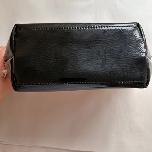 Betsey Johnson Pink and Black Heart Pattern Women's Make-up Bag Kit  Clutch - Picture 5 of 15